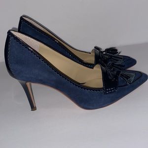 Ann Taylor Suede Tassel Pumps